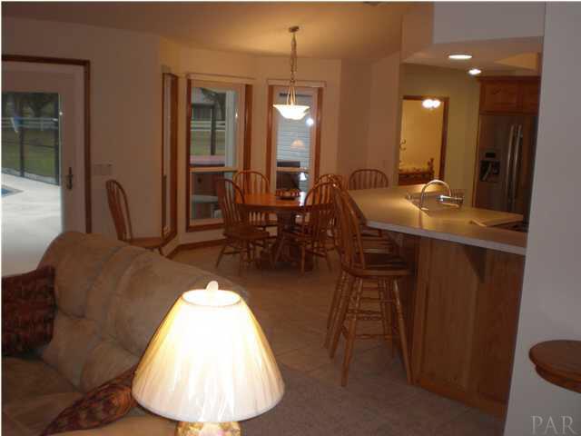 Main House Overall View into Kitchen/Breakfast Nook