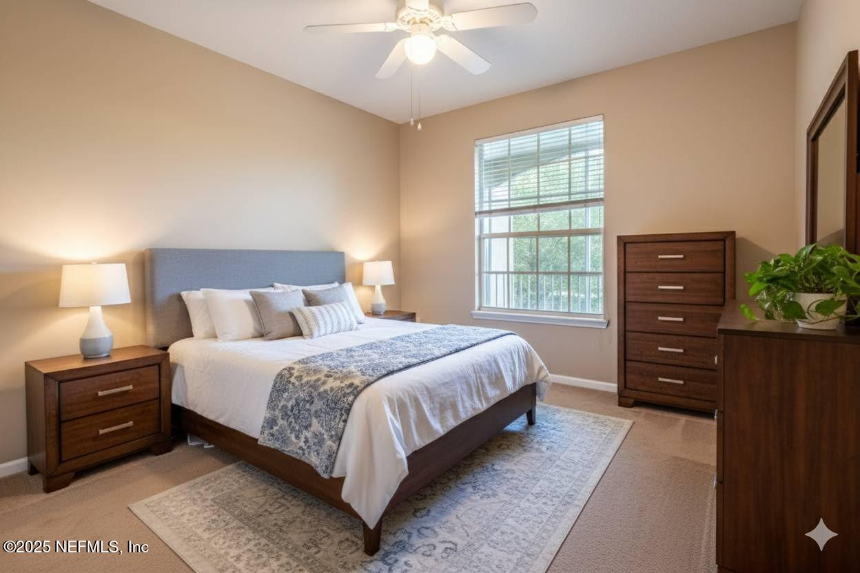 10550 Baymeadows Road, Unit 610 Jacksonville, FL 32256 - Photo 2 of 35 a bedroom with a bed and a dresser