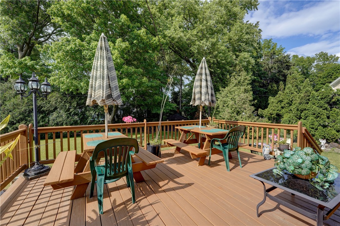 465 Fox Meadow Road Greece, NY 14626 - Photo 16 of 20 Deck - All Outside Furniture Included In Sale