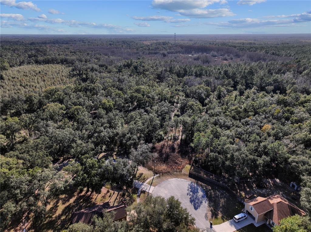 Undisclosed Address Bronson, FL 32621 - Photo 8 of 11 an aerial view of house with yard and mountain view in back
