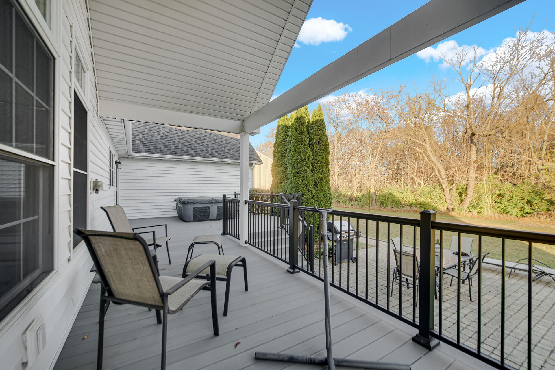 231 North 182 West Valparaiso, IN 46385 - Photo 77 of 89 a view of a chairs and table in the balcony