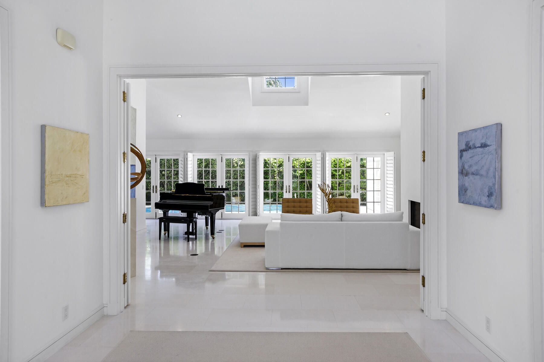 222 Monterey Road Palm Beach, FL 33480 - Photo 31 of 56 Foyer to Living Room