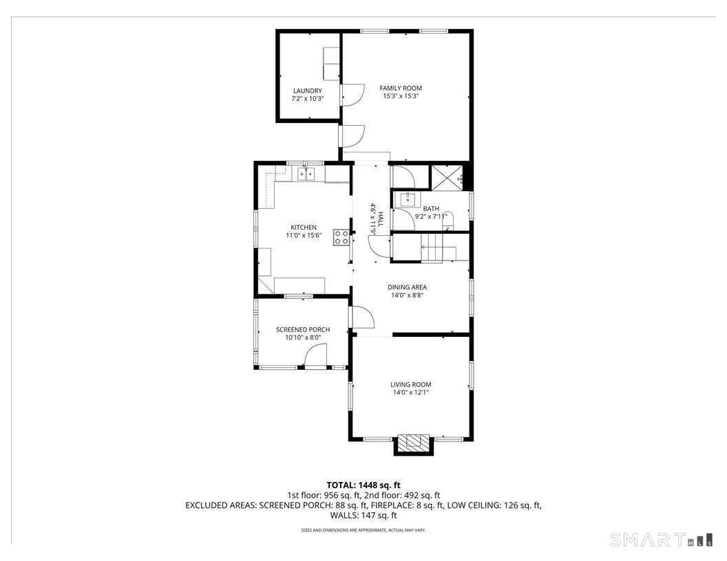 195 Bokum Road Old Saybrook, CT 06475 - Photo 30 of 30 a picture of a floor plan