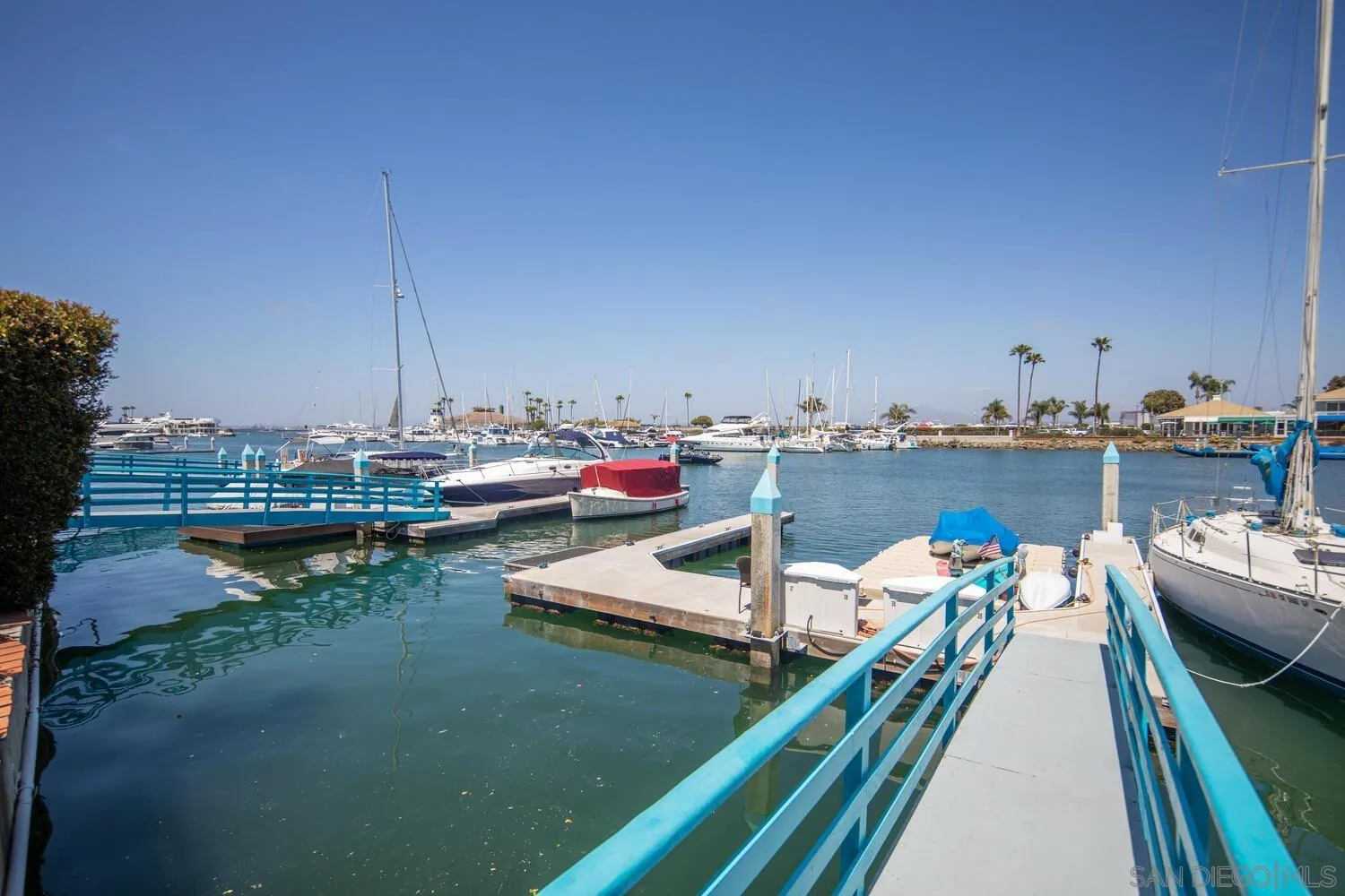 37 Antigua Court Coronado, CA 92118 - Photo 7 of 39 a view of a lake with boats and trees in the background