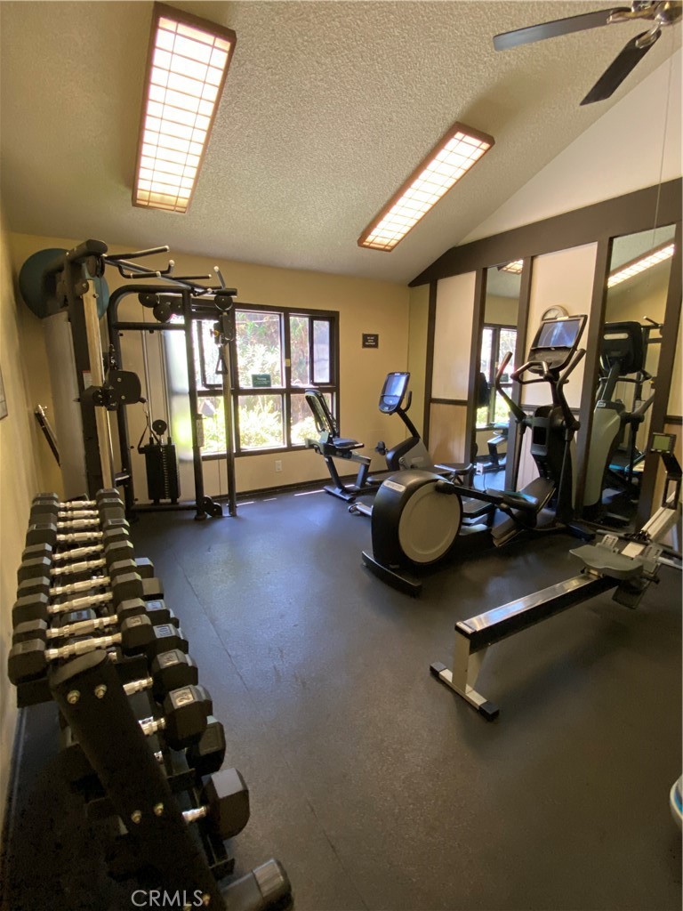 7890 East Spring Street, Unit 19A Long Beach, CA 90815 - Photo 20 of 24 a room with gym equipment and a large window
