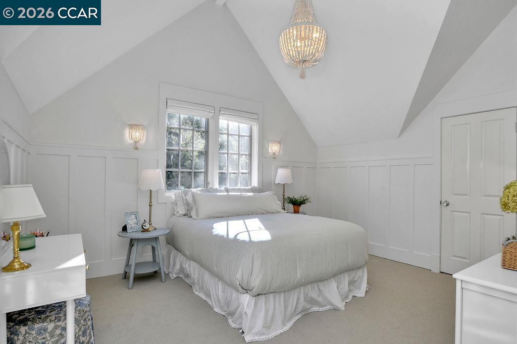 1751 Reliez Valley Road Lafayette, CA 94549 - Photo 20 of 60 a spacious bedroom with a bed and a window