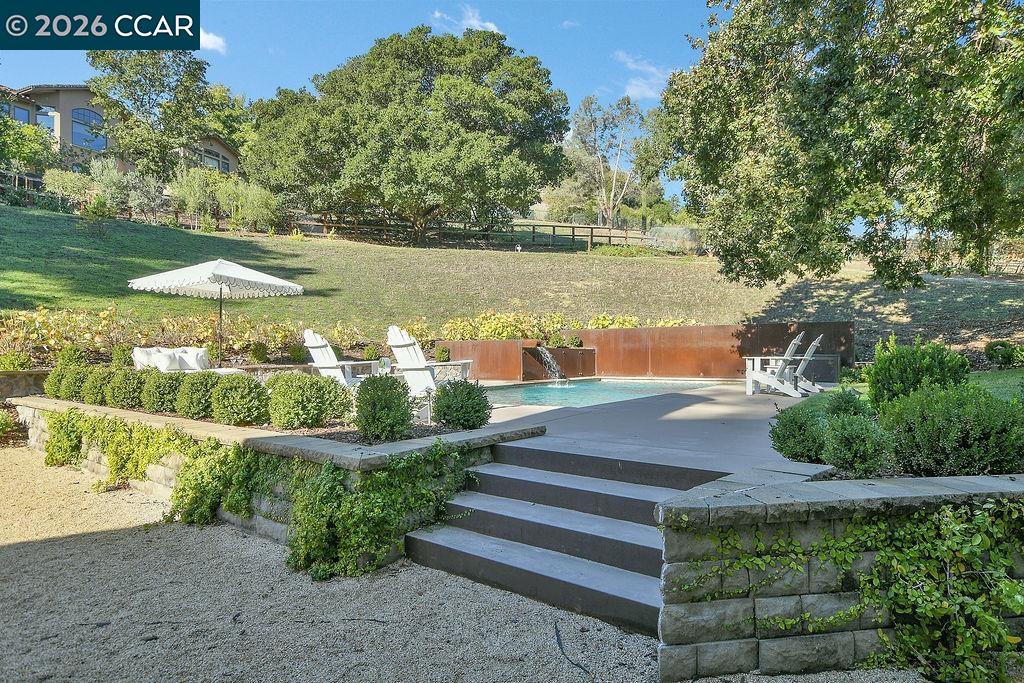 1751 Reliez Valley Road Lafayette, CA 94549 - Photo 25 of 60 a view of a lake with a yard