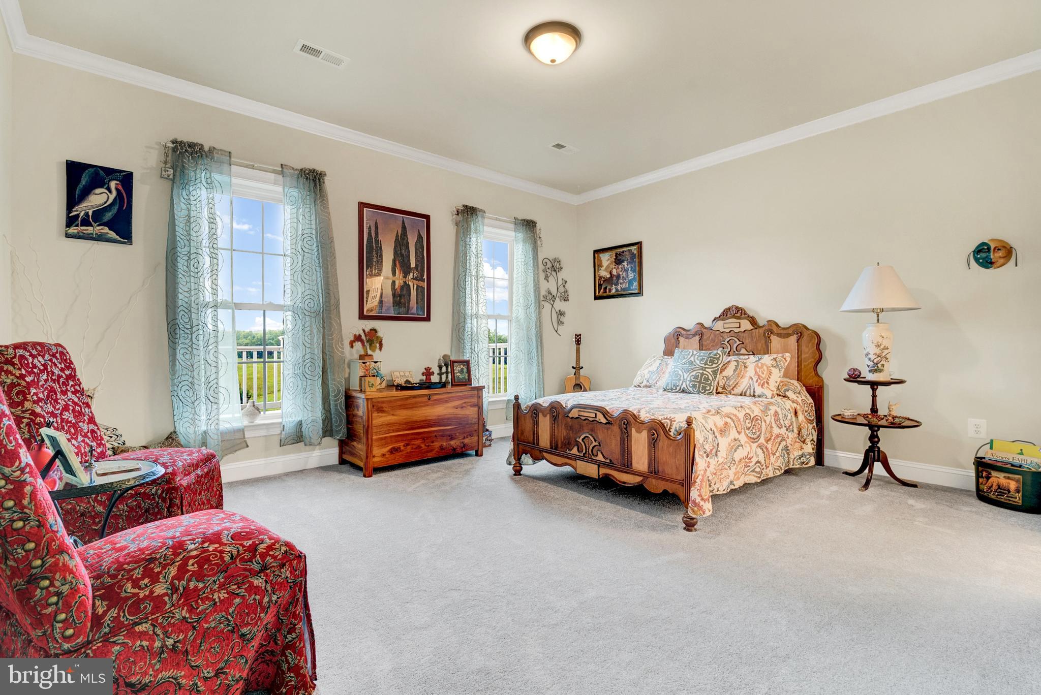 8633 Shepherds Way Rixeyville, VA 22737 - Photo 27 of 48 a bedroom with a bed and window