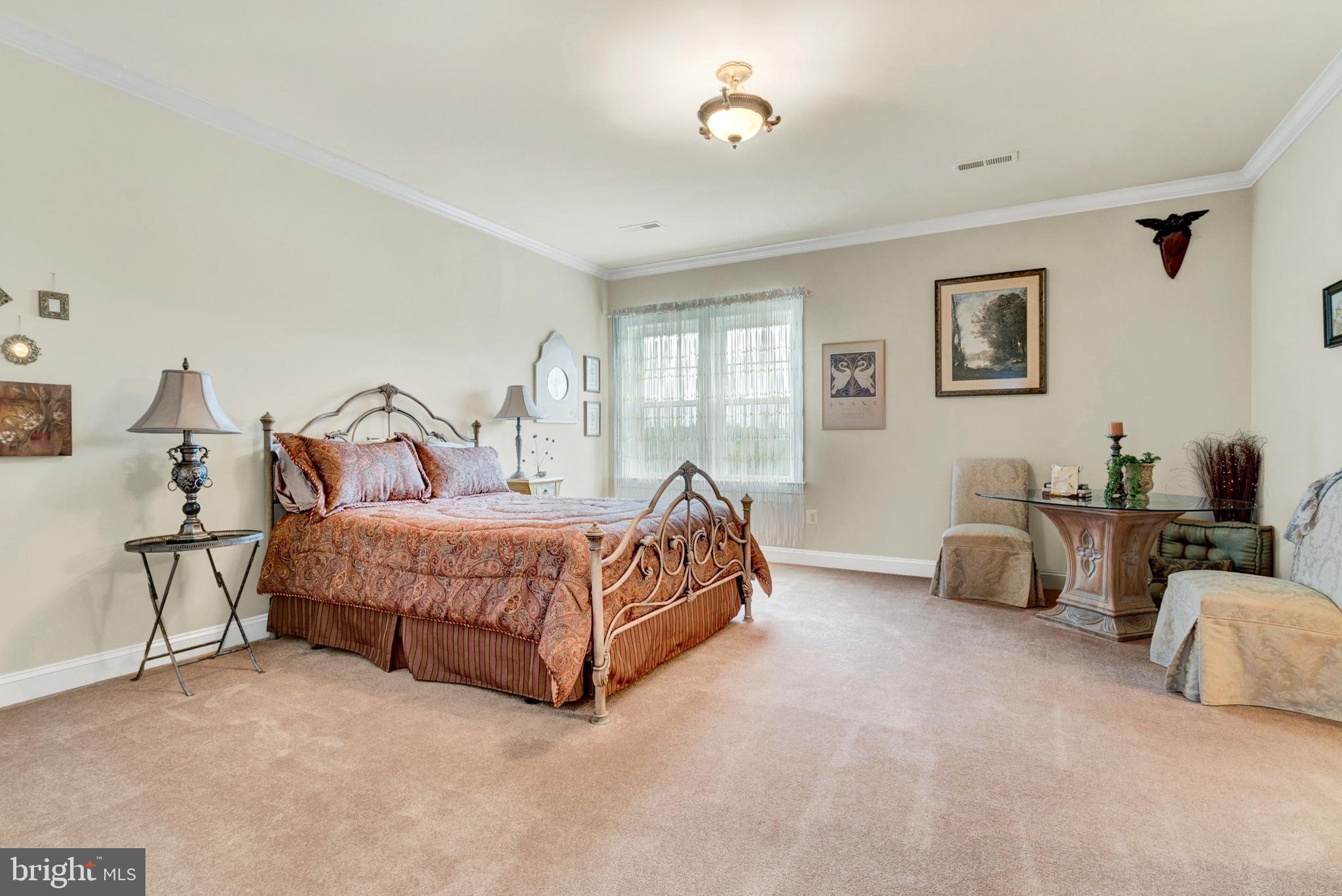 8633 Shepherds Way Rixeyville, VA 22737 - Photo 30 of 48 a bedroom with a bed and a couch