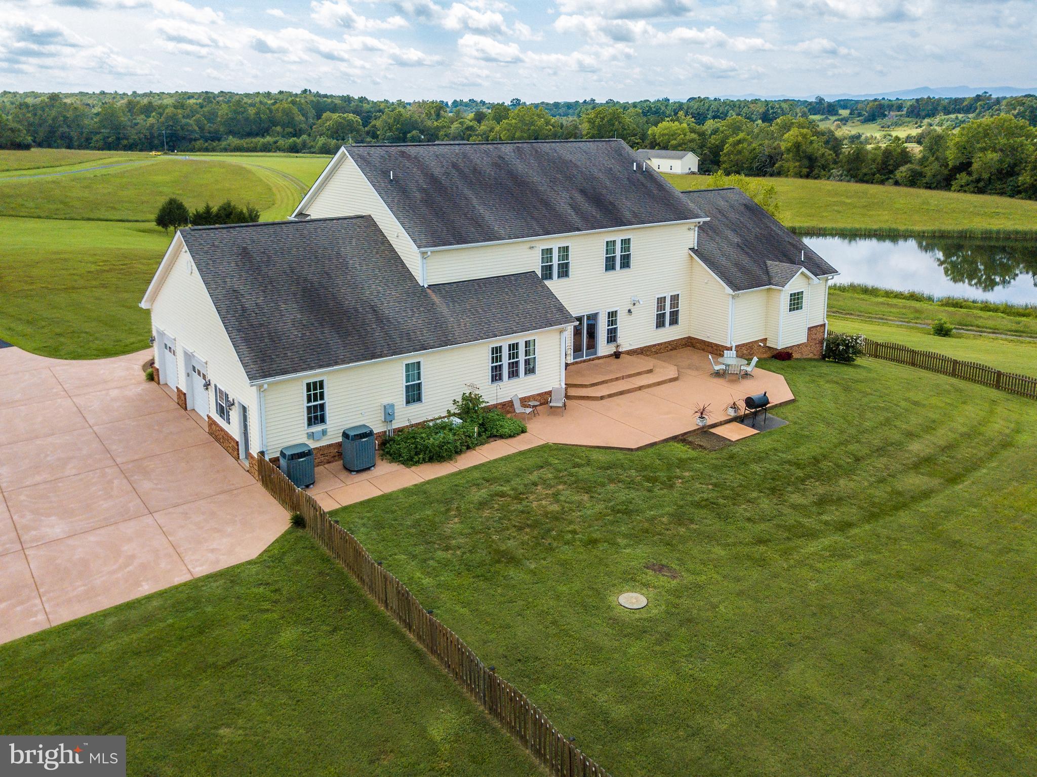 8633 Shepherds Way Rixeyville, VA 22737 - Photo 43 of 48 an aerial view of residential houses with outdoor space and swimming pool
