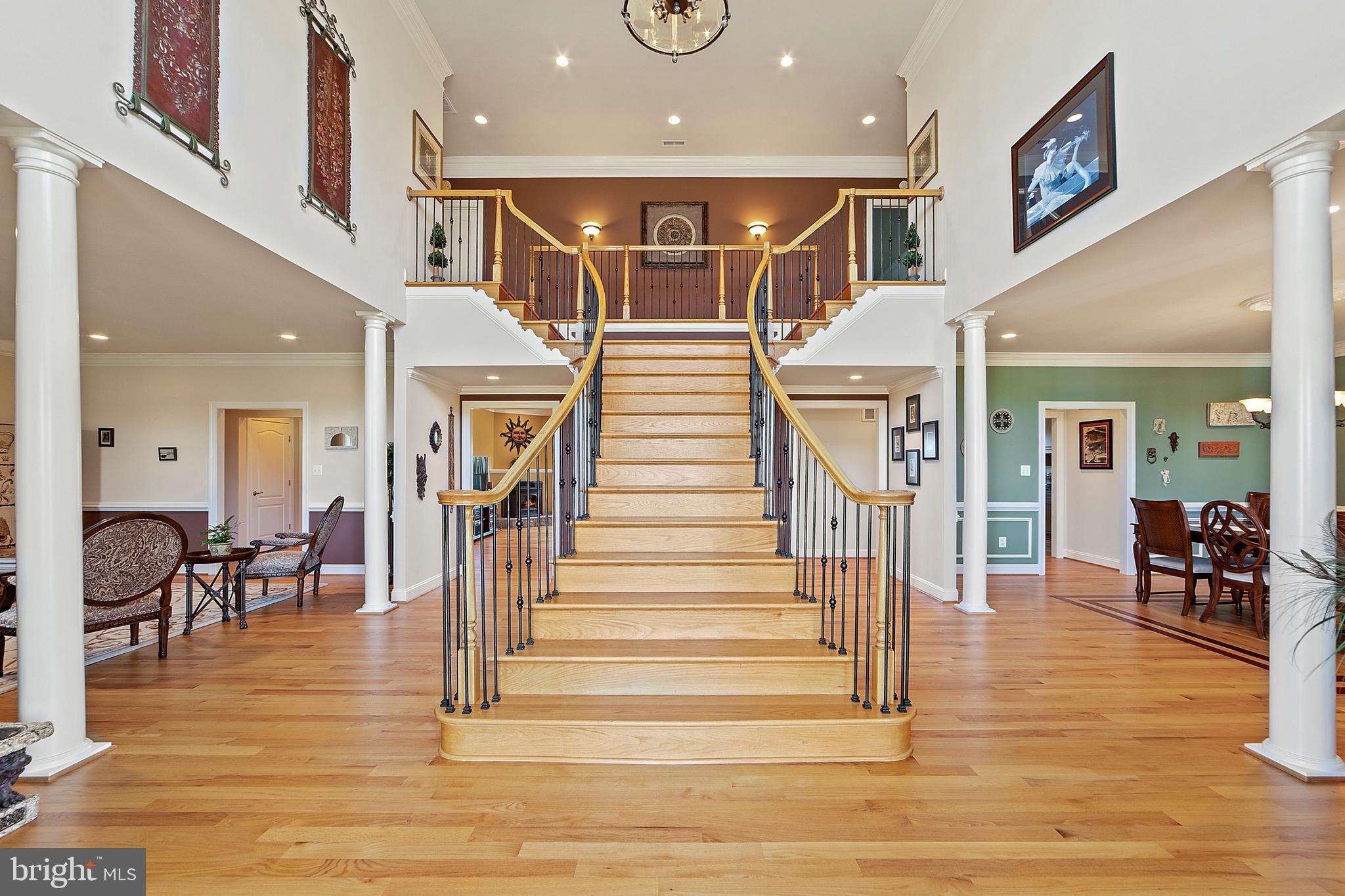 8633 Shepherds Way Rixeyville, VA 22737 - Photo 6 of 48 a view of entryway and hall with wooden floor