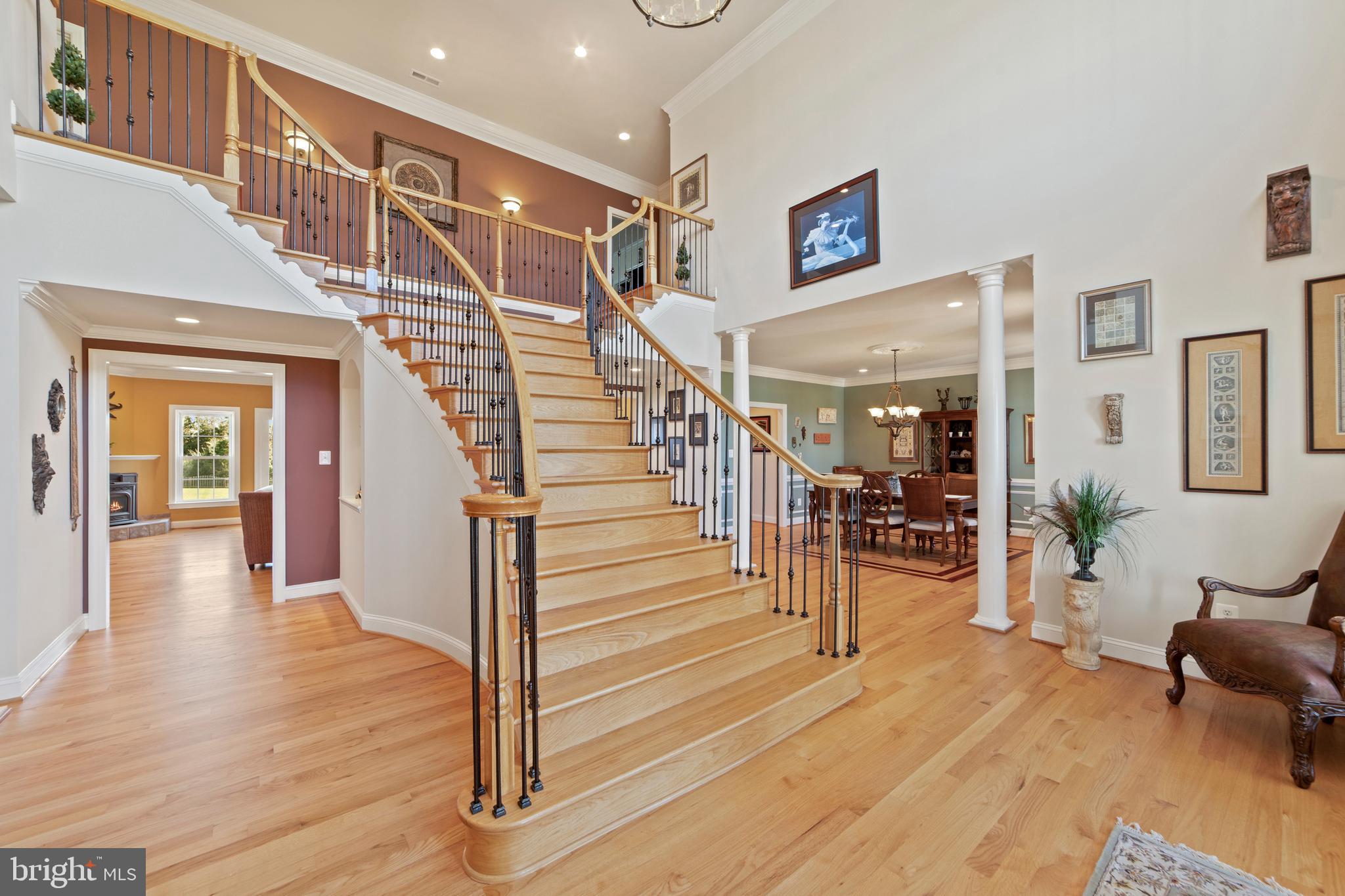 8633 Shepherds Way Rixeyville, VA 22737 - Photo 7 of 48 a view of entryway and hall with wooden floor