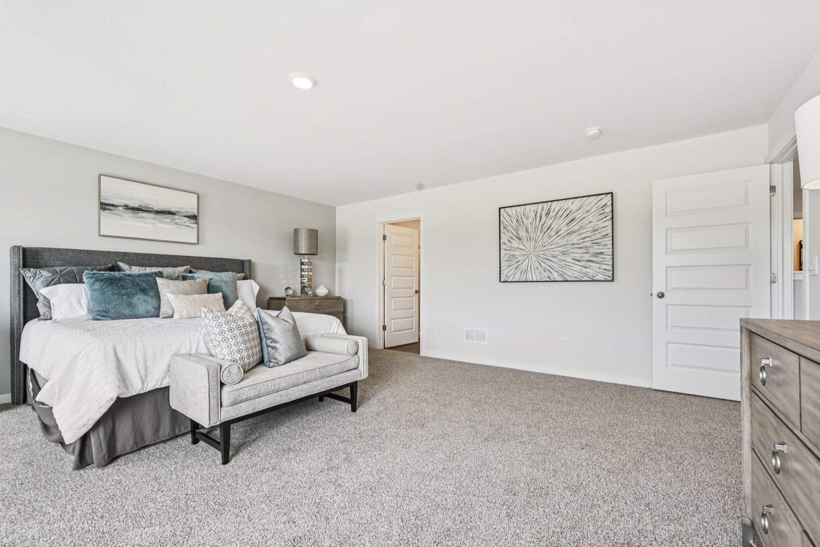 282 Snowdrop Lane Elgin, IL 60124 - Photo 29 of 54 a bed room with furniture and a wall painting