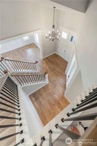 a view of a livingroom with furniture