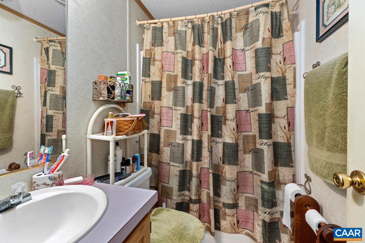 5000 Wheelers Cove Road Shipman, VA 22971 - Photo 22 of 45 a bathroom with a sink toilet and shower