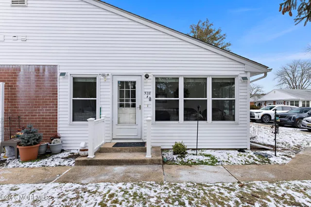 a view of a house with a patio