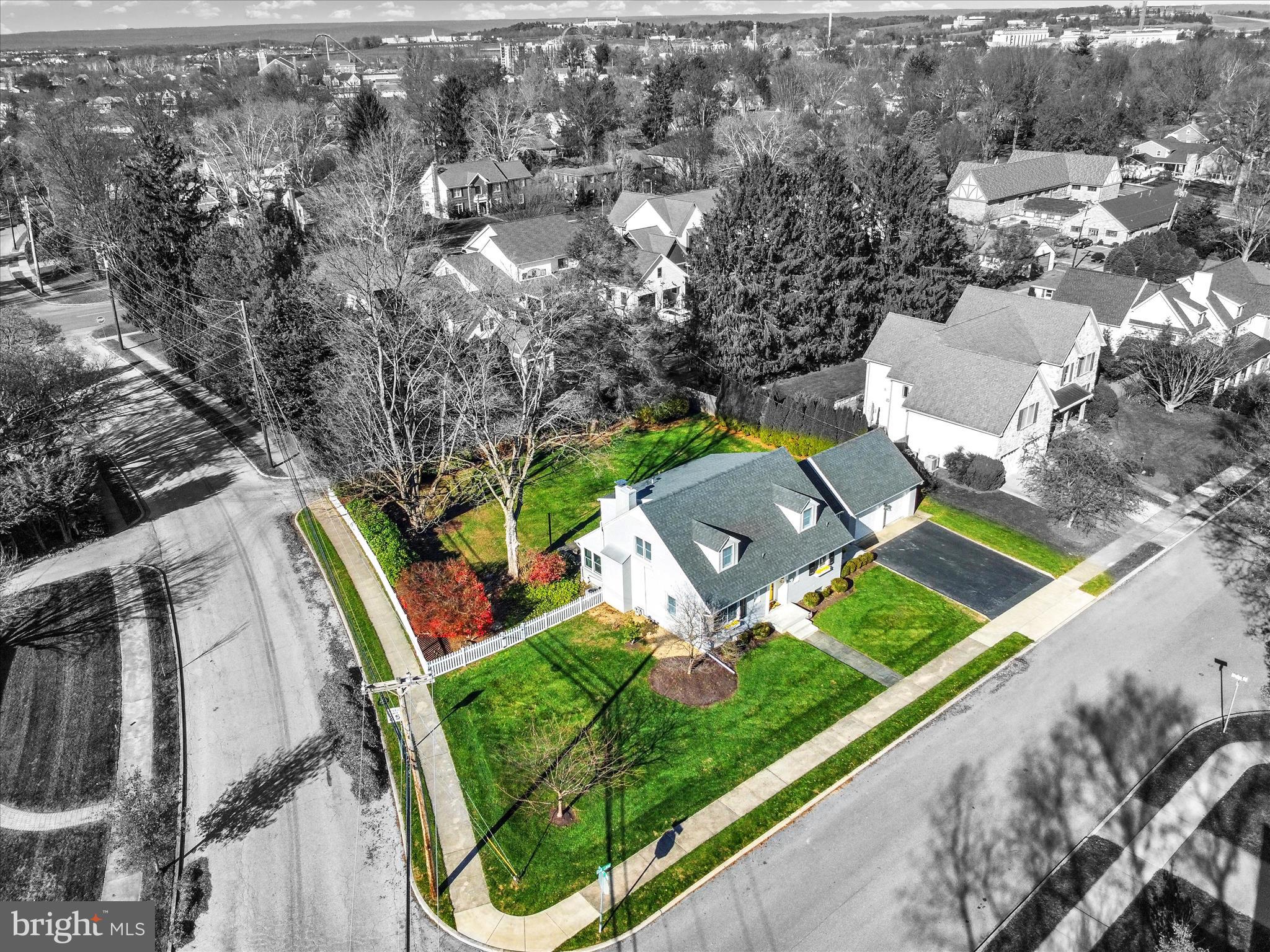 155 Oak Lane Hershey, PA 17033 - Photo 53 of 54 an aerial view of a house with outdoor space