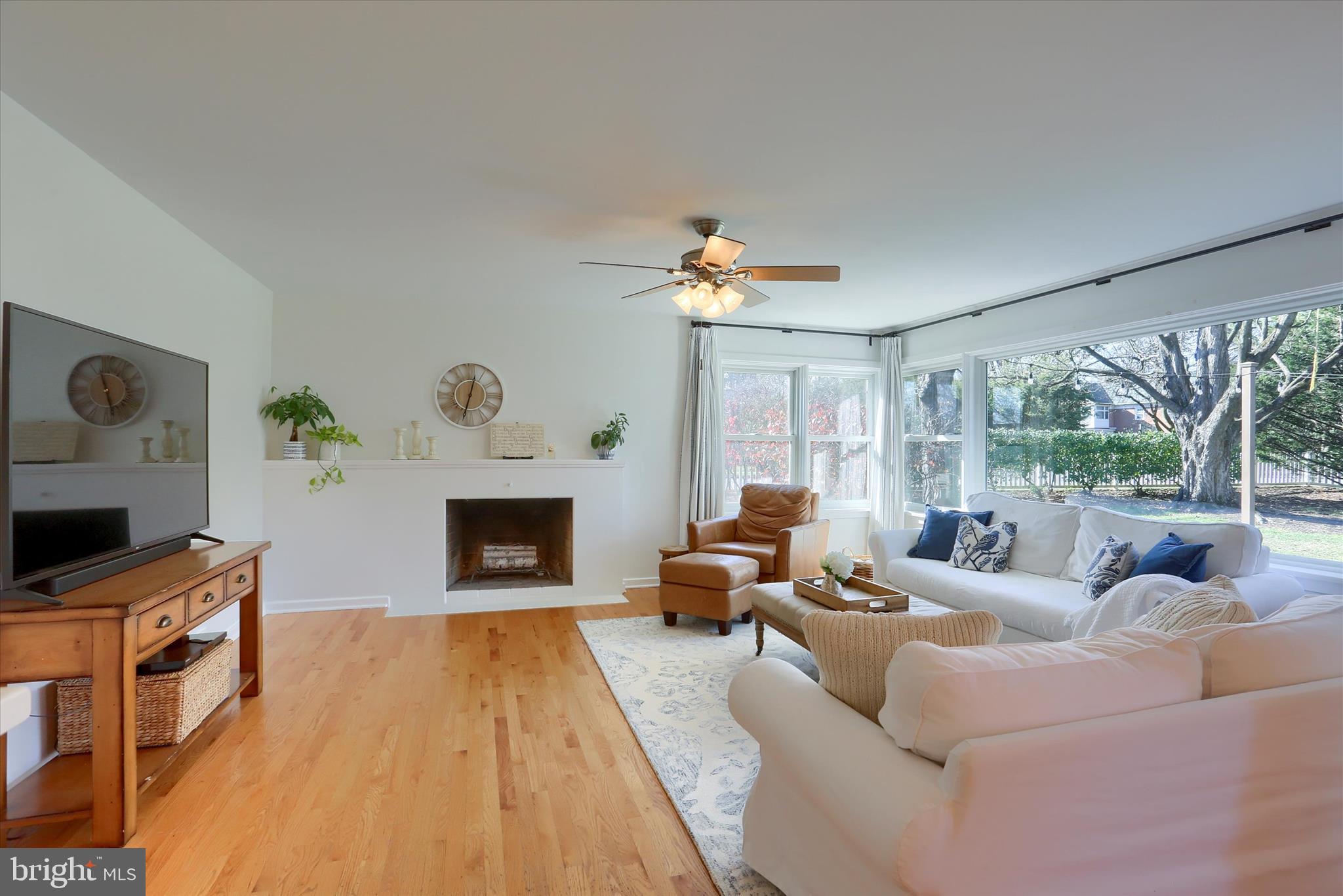 155 Oak Lane Hershey, PA 17033 - Photo 6 of 54 a living room with furniture and a fireplace