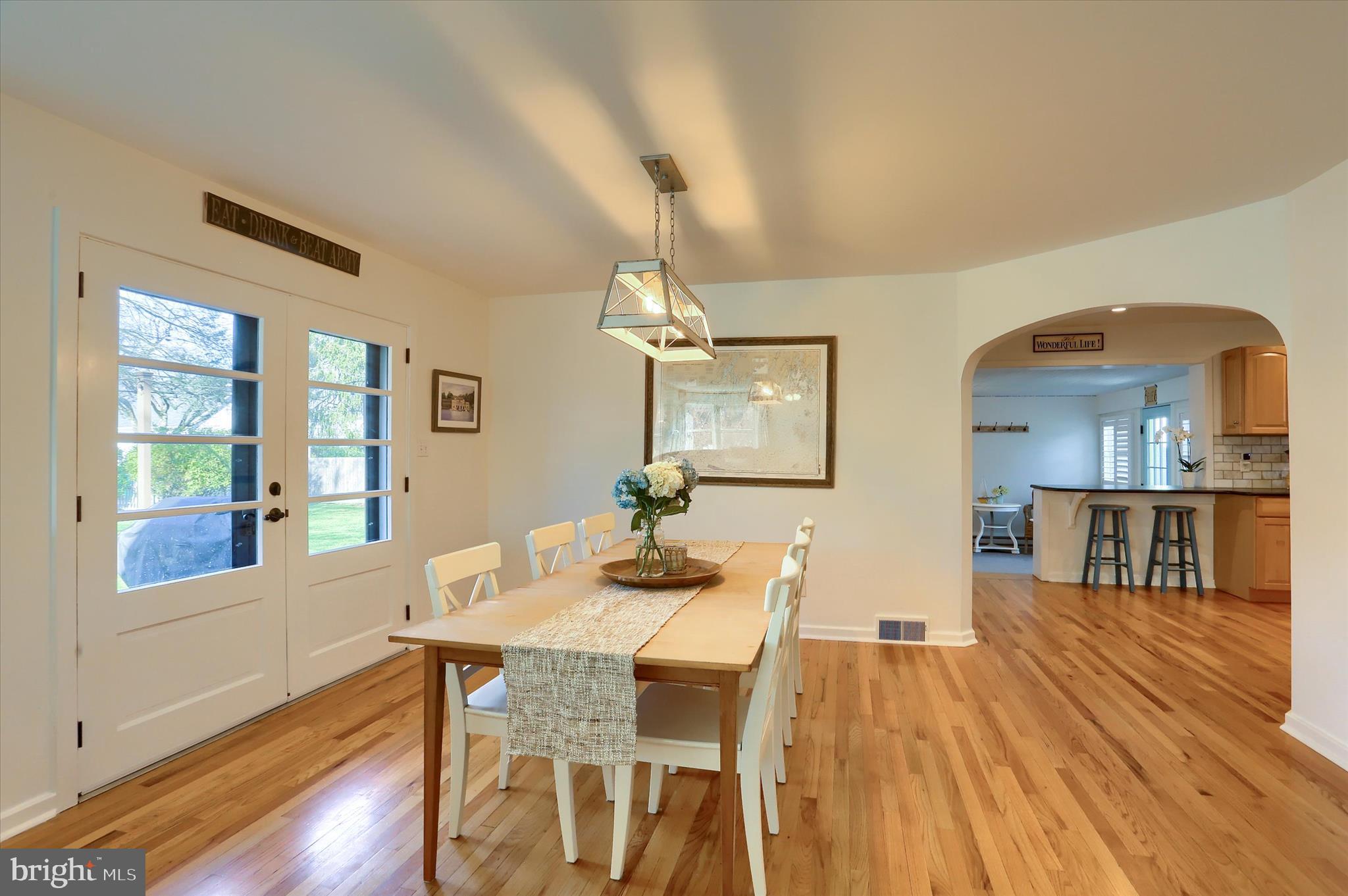 155 Oak Lane Hershey, PA 17033 - Photo 9 of 54 a view of a dining room with furniture window and wooden floor