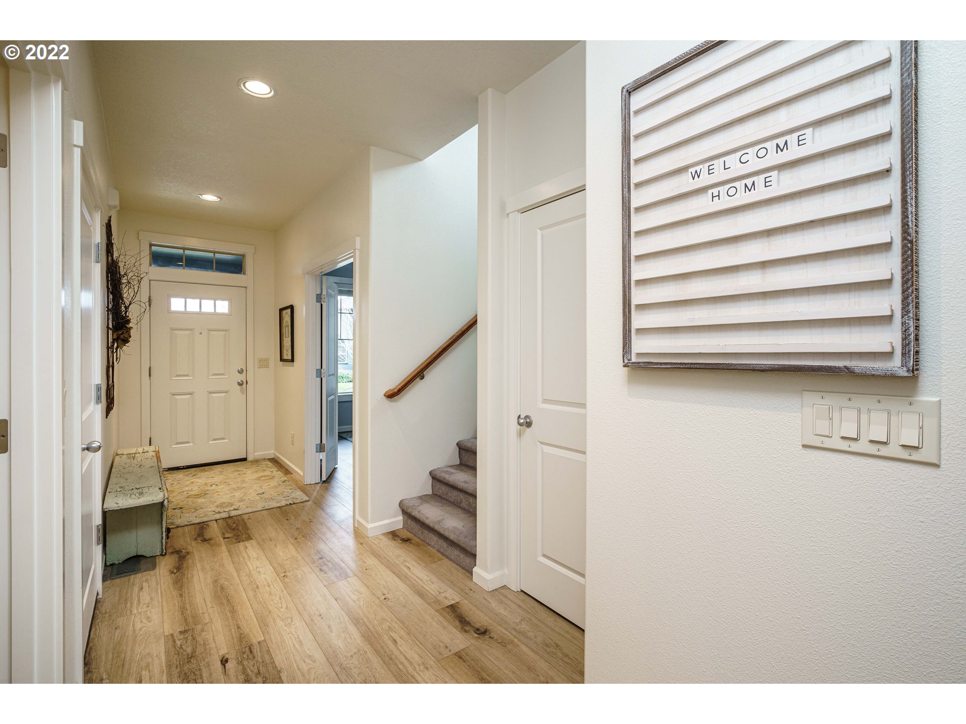 413 North Helens View Drive Ridgefield, WA 98642 - Photo 3 of 32 a view of entryway with wooden floor
