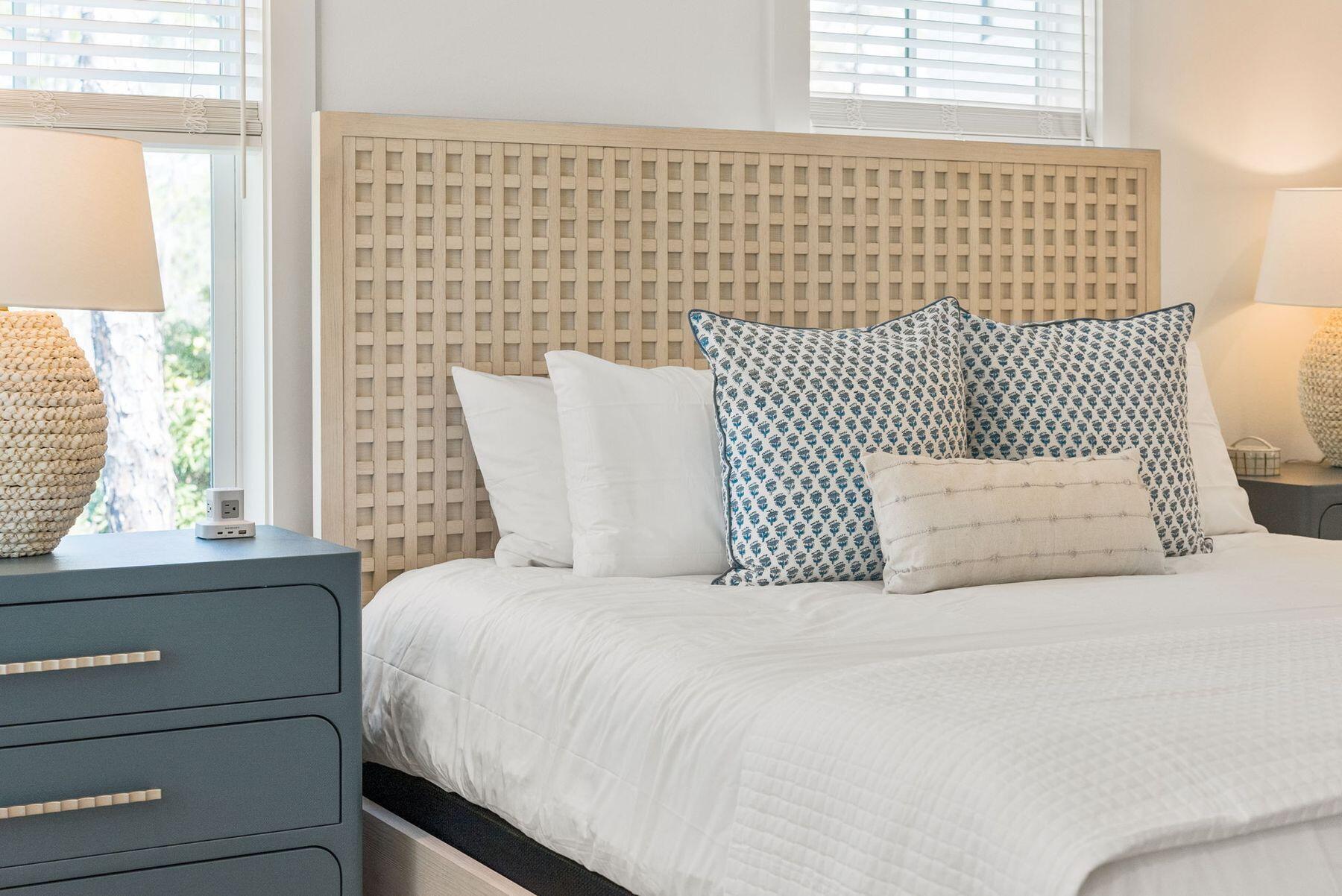 23 Sweet Gum Loop Inlet Beach Inlet Beach, FL 32461 - Photo 19 of 35 a bedroom with a bed and a window