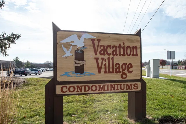 a sign on the side of a building