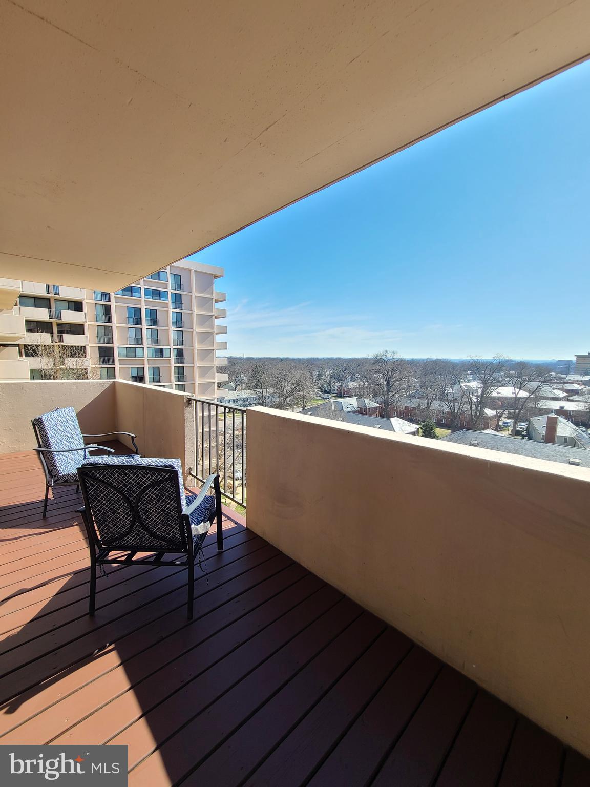 4141 North Henderson Road, Unit 801 Arlington, VA 22203 - Photo 35 of 65 Freshly stained balcony floor