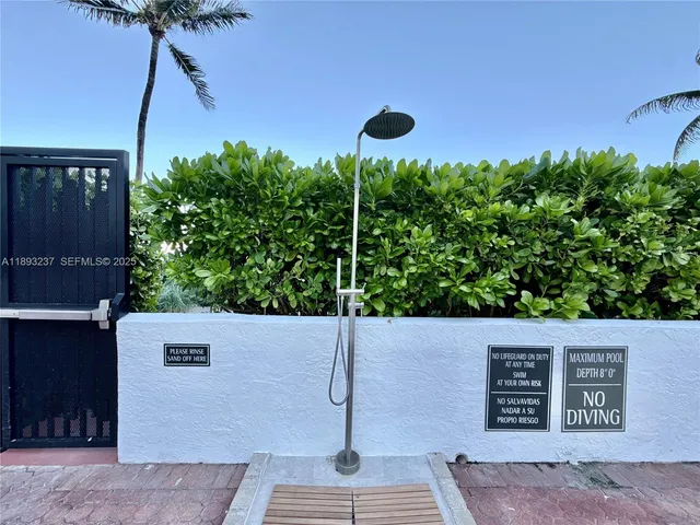 a view of a door in the house