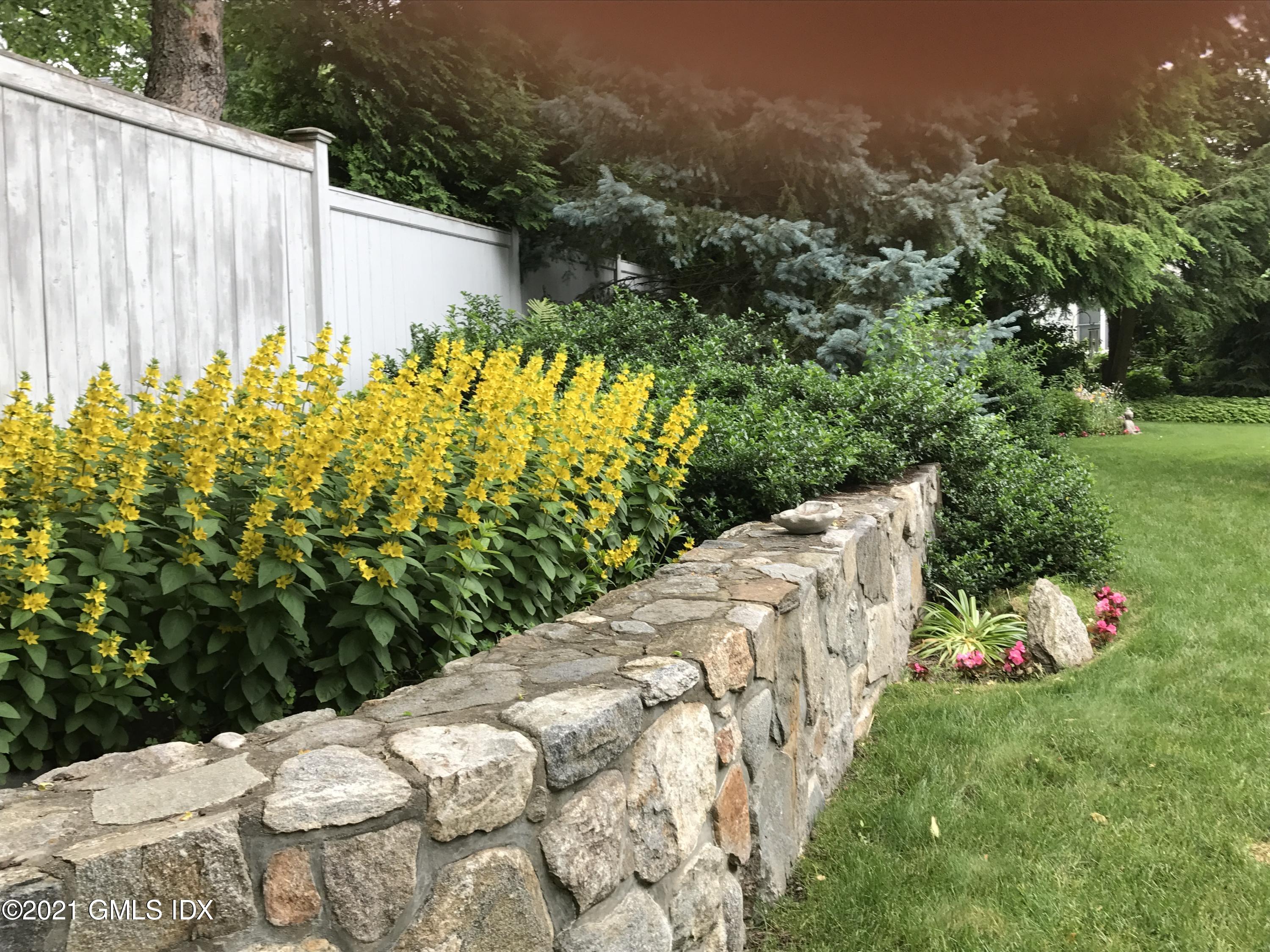 3 Old Wagon Road Old Greenwich, CT 06870 - Photo 26 of 37 a view of a bunch of flowers and trees