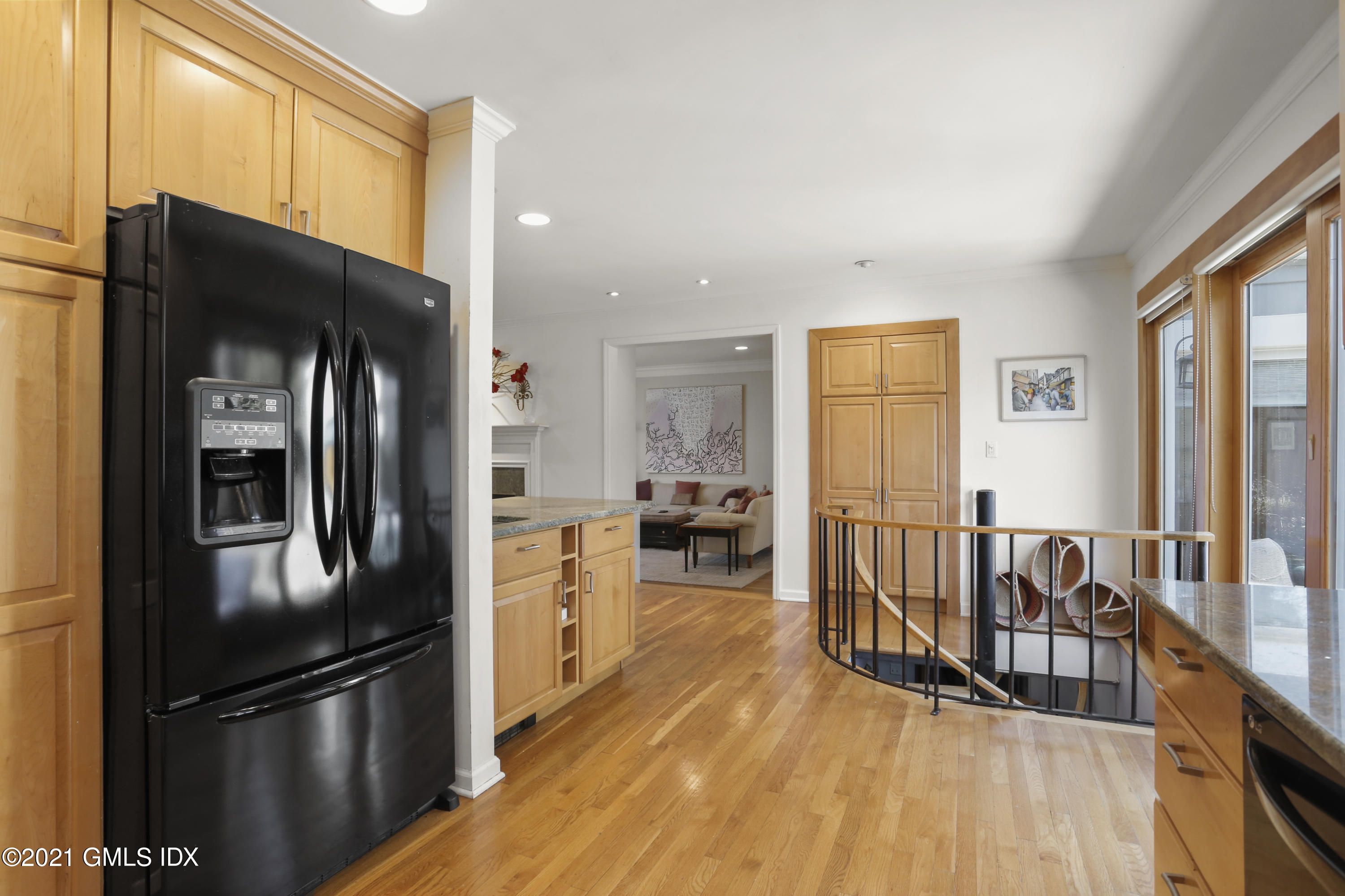 3 Old Wagon Road Old Greenwich, CT 06870 - Photo 5 of 37 a kitchen with stainless steel appliances granite countertop a refrigerator and a stove top oven