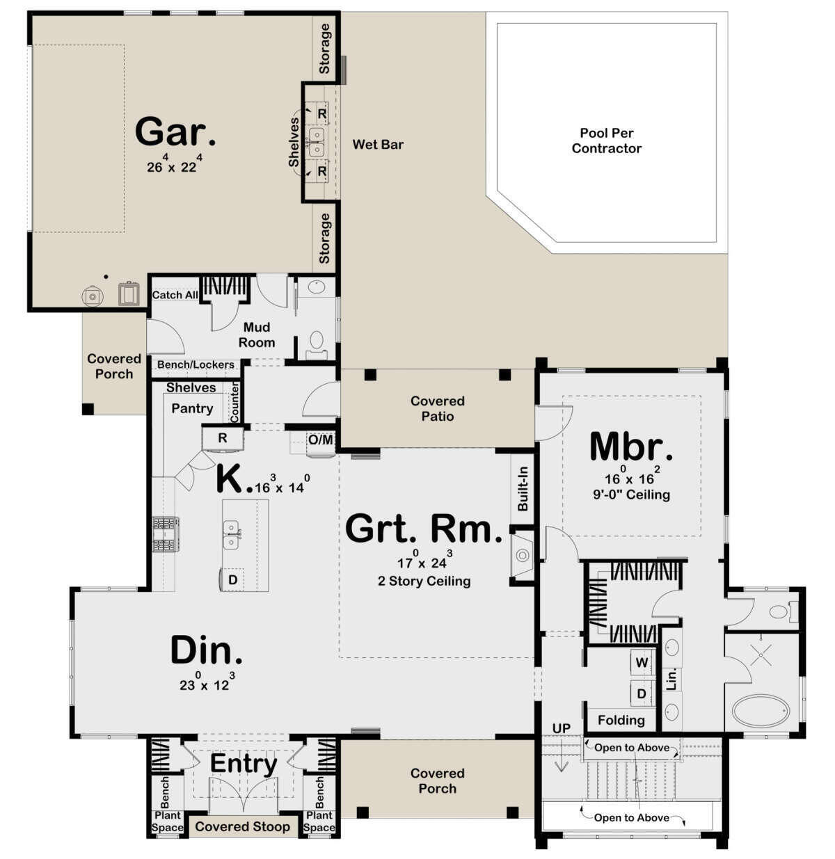 1060 Topside Road Louisville, TN 37777 - Photo 5 of 31 Blueprint of Main Floor
