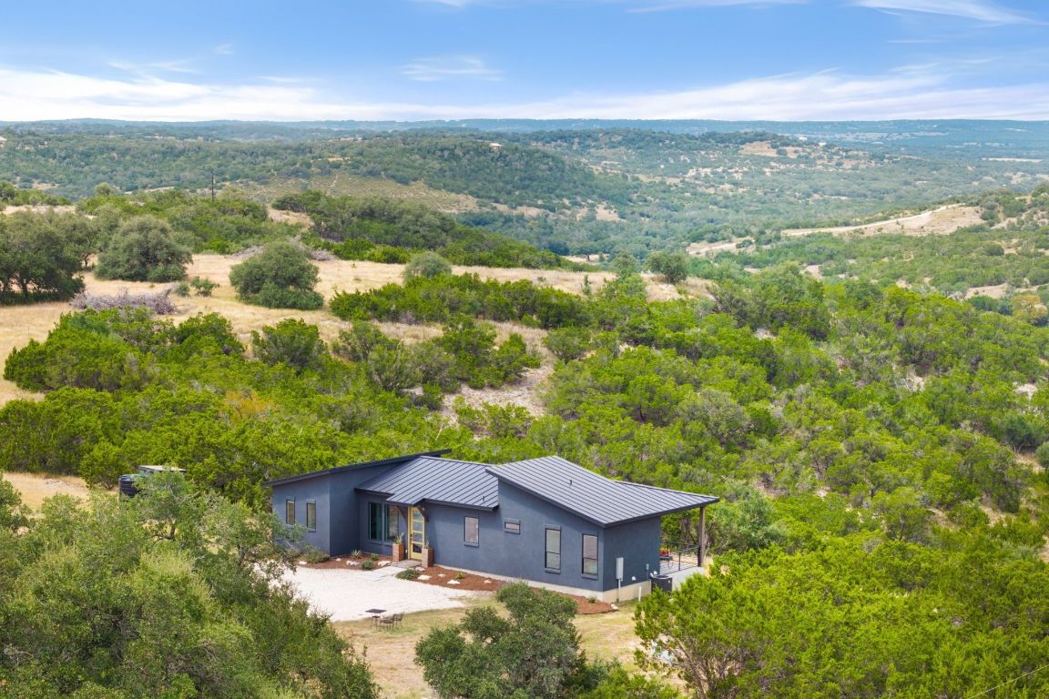 View from above of property