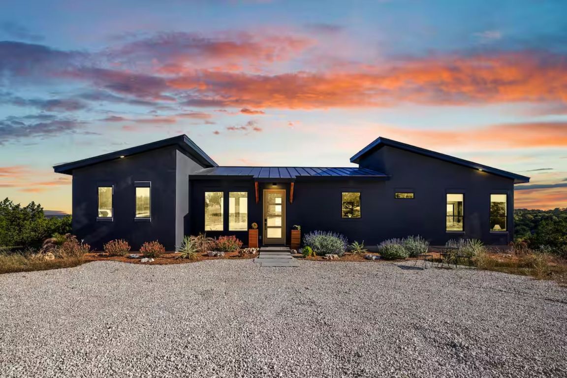 11 Sacramento Boerne, TX 78006 - Photo 2 of 40 Contemporary house featuring a standing seam roof and a metal roof