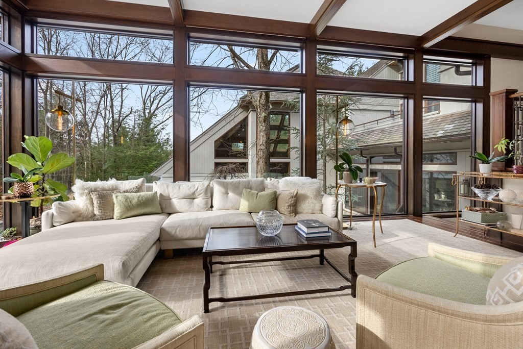 51 Scotch Pine Road Wellesley, MA 02481 - Photo 6 of 30 a living room with furniture and a large window