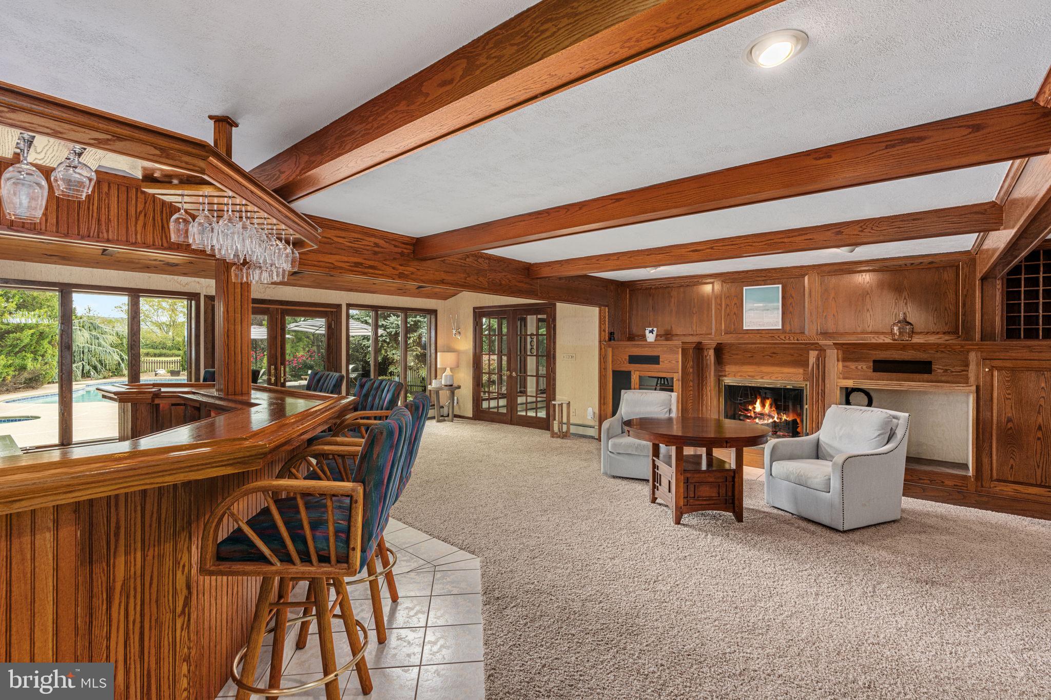 1995 Peppermint Road Coopersburg, PA 18036 - Photo 29 of 67 a dining room with furniture and a floor to ceiling window