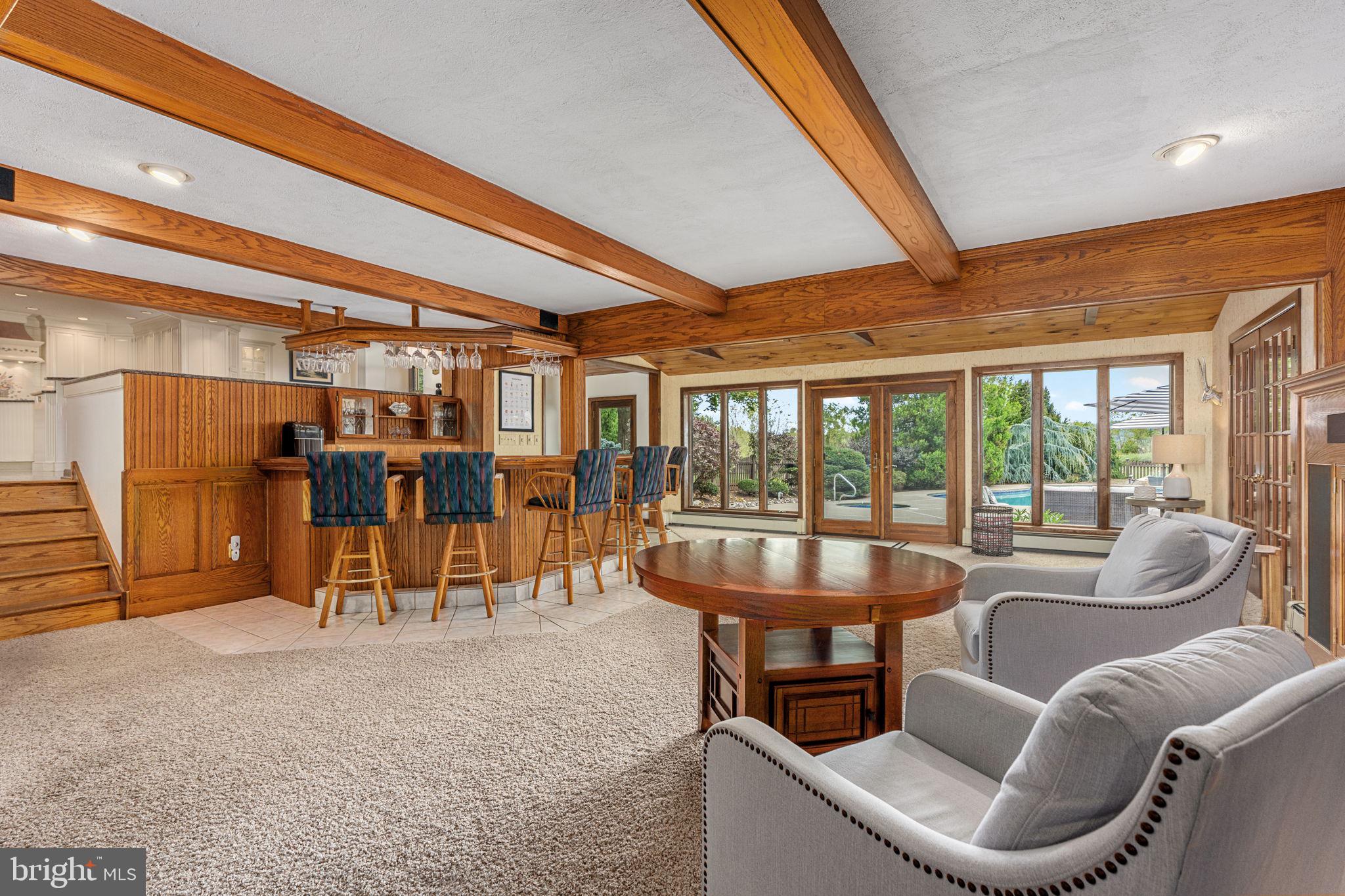 1995 Peppermint Road Coopersburg, PA 18036 - Photo 31 of 67 a dining room with furniture and a floor to ceiling window
