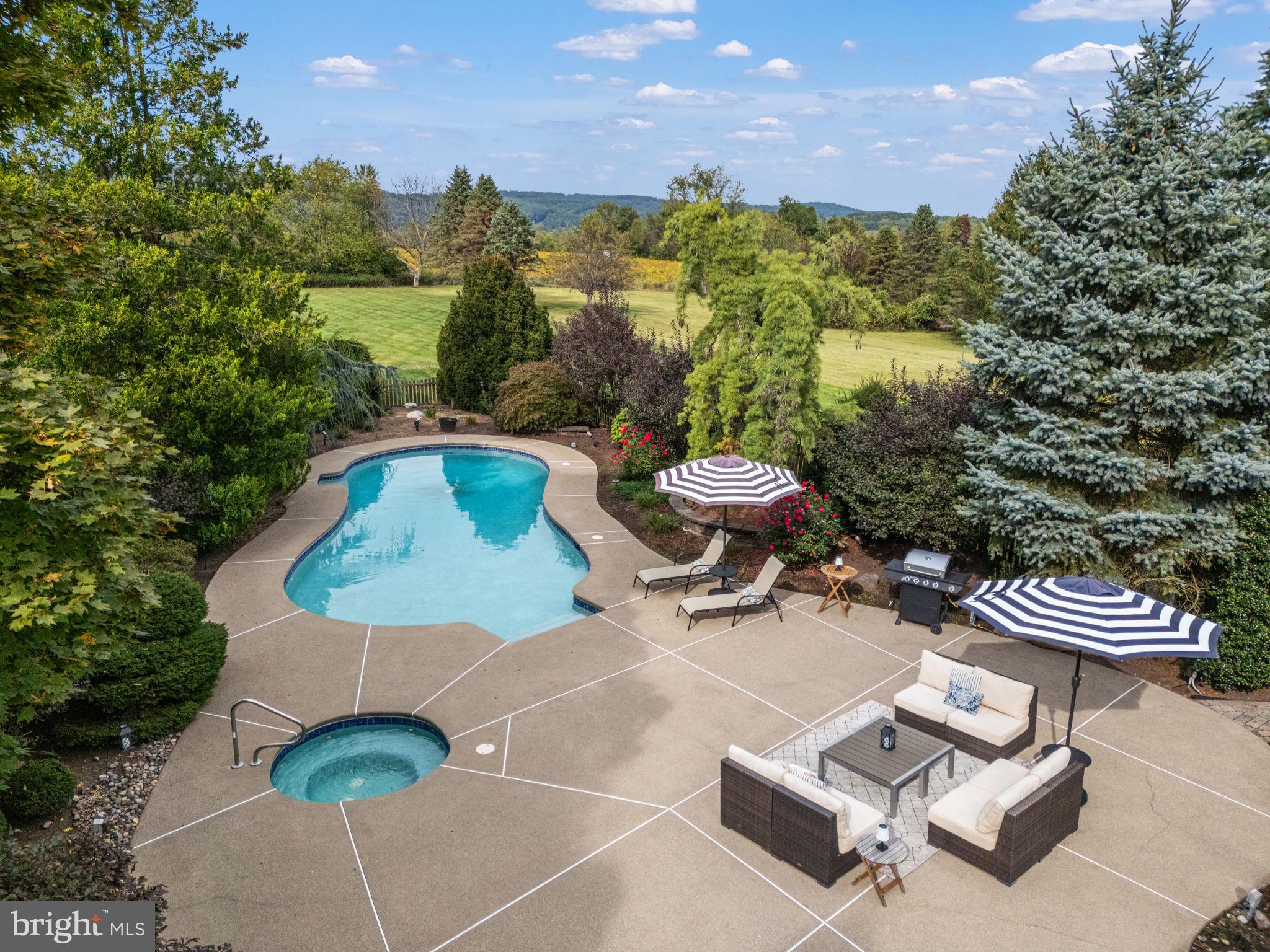 1995 Peppermint Road Coopersburg, PA 18036 - Photo 62 of 67 an outdoor space with furniture and a garden