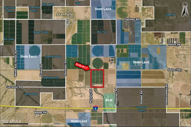 $2,750,000 | 0 West Selma Highway, Stanfield, AZ 85172