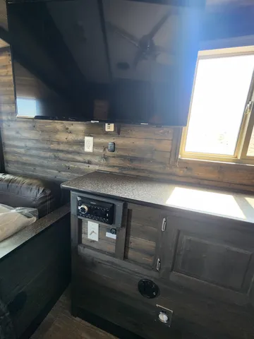 a view of a entertaining space