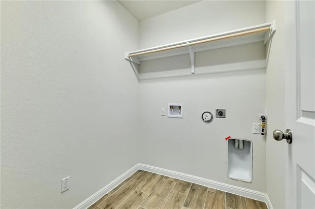 a view of a room with rack on the wall