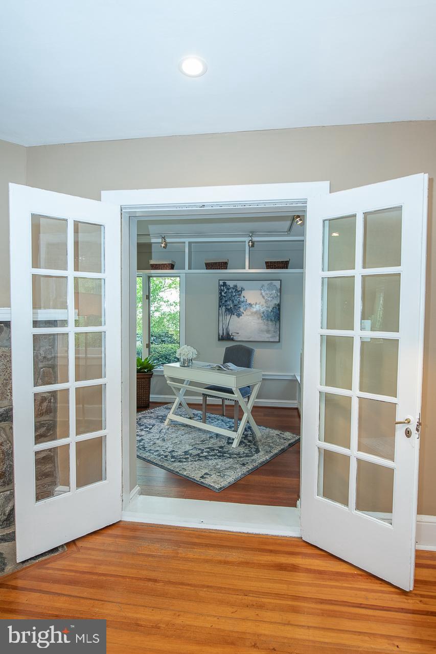 778 Upper Gulph Road Wayne, PA 19087 - Photo 9 of 36 Glass French doors to Private Home Office