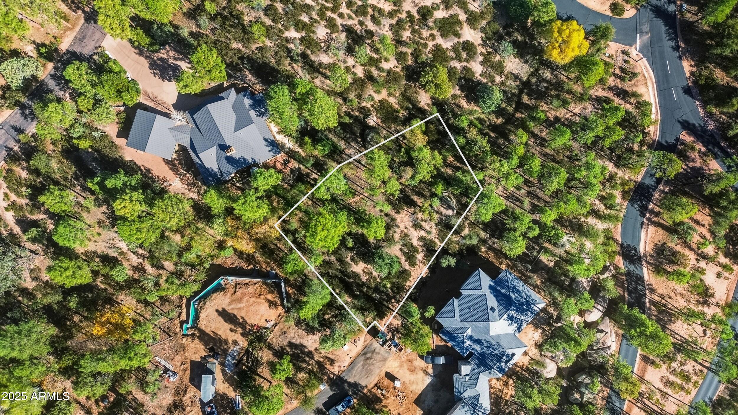 3004 East Game Trail, Unit 243 Payson, AZ 85541 - Photo 17 of 17 a aerial view of a house with a tree
