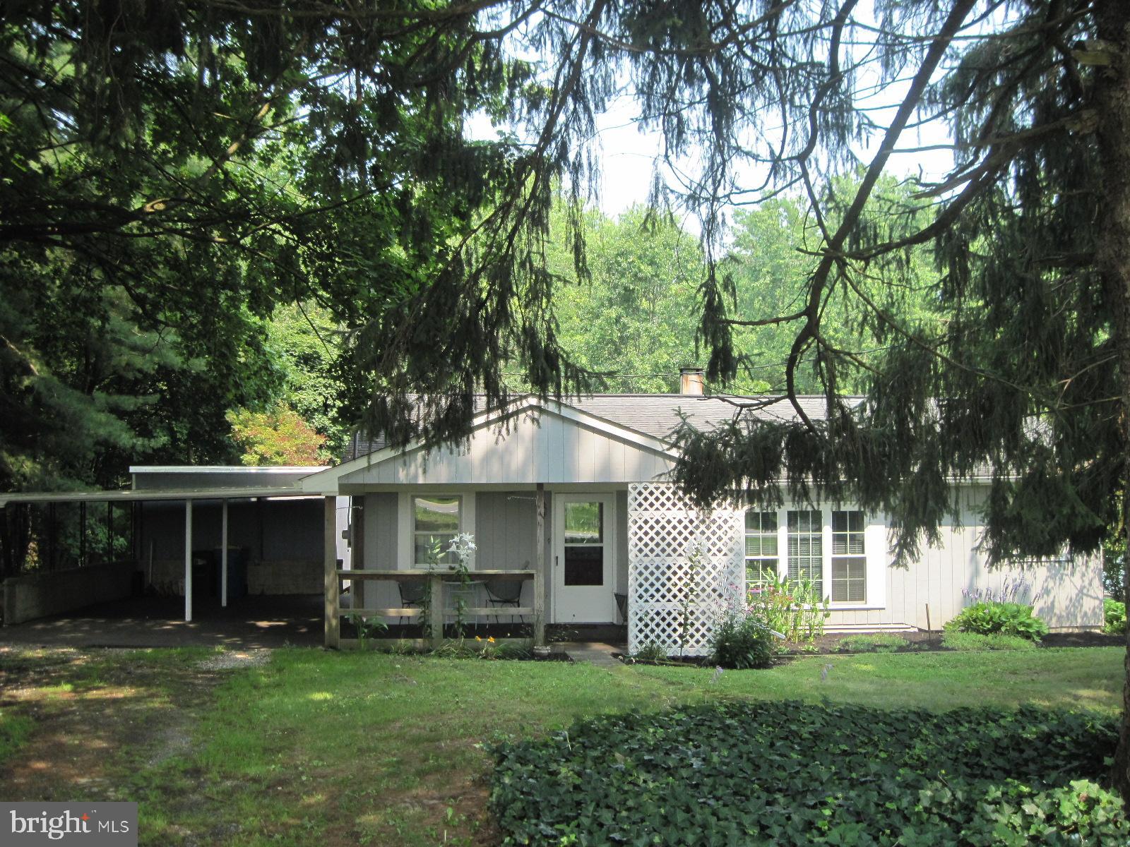 Welcome to your home nestled in the woods!