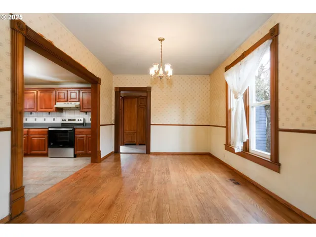 a view interior of the house and kitchen view