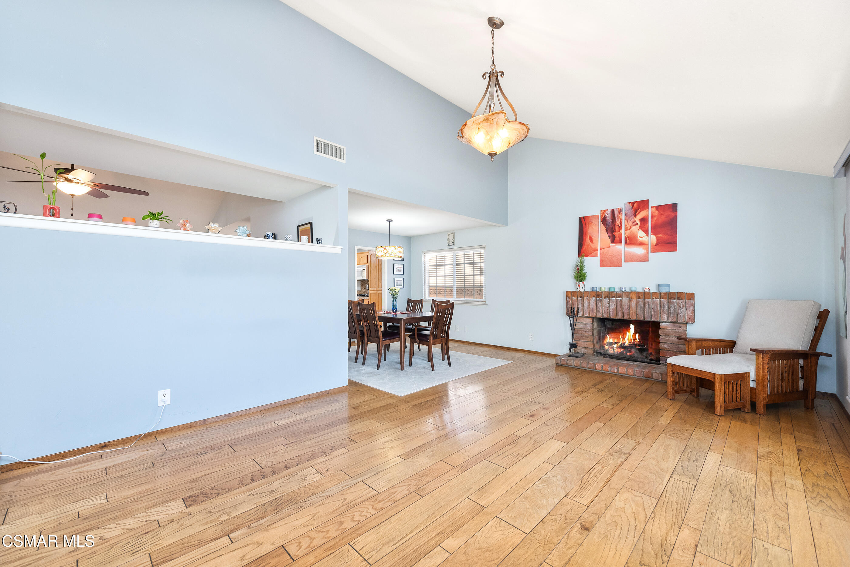 2226 Ecroyd Avenue Simi Valley, CA 93063 - Photo 11 of 52 a living room with furniture and a wooden floor