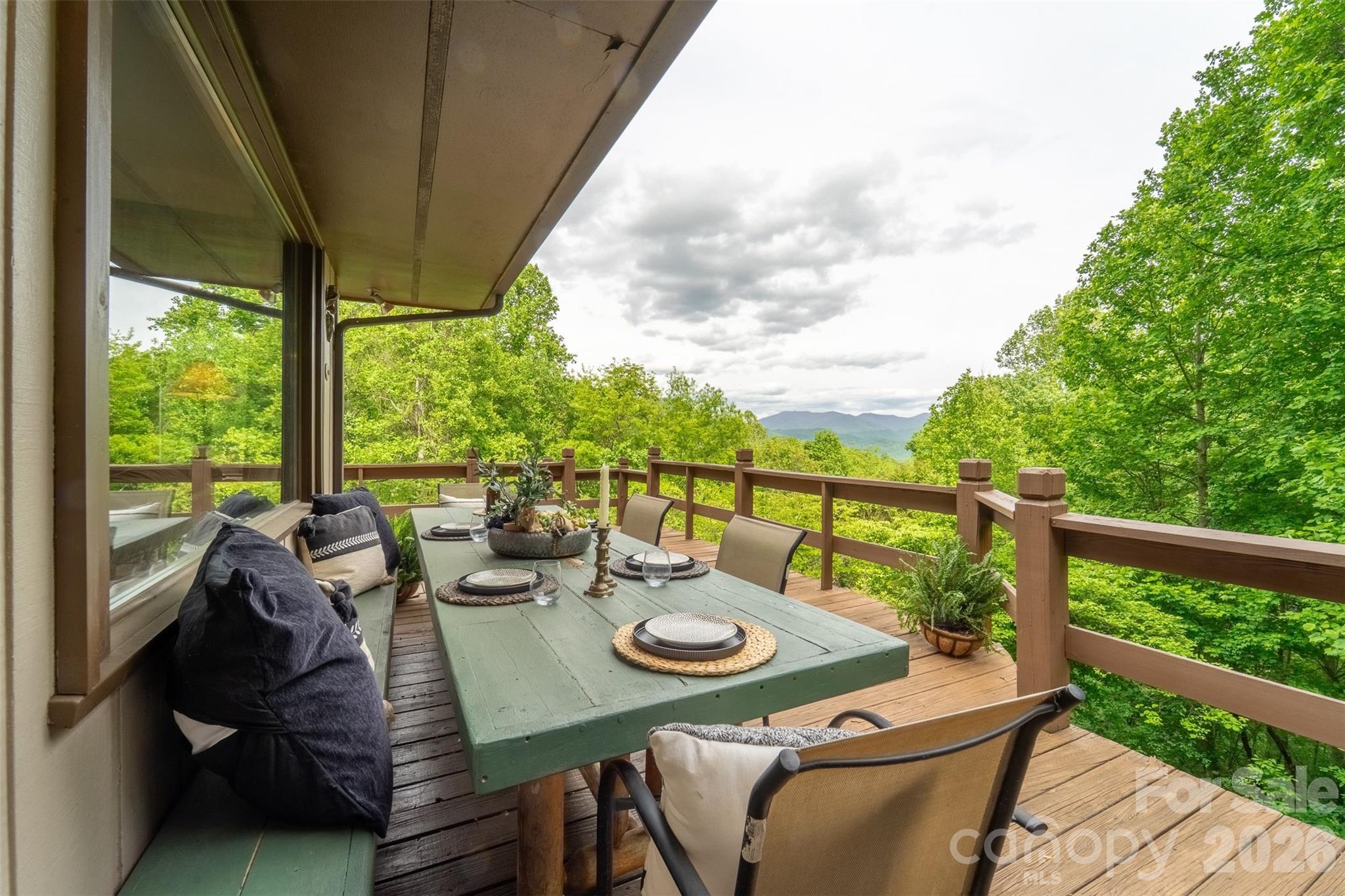 1413 Kitchens Branch Road Sylva, NC 28779 - Photo 31 of 46 a view of an outdoor space with furniture