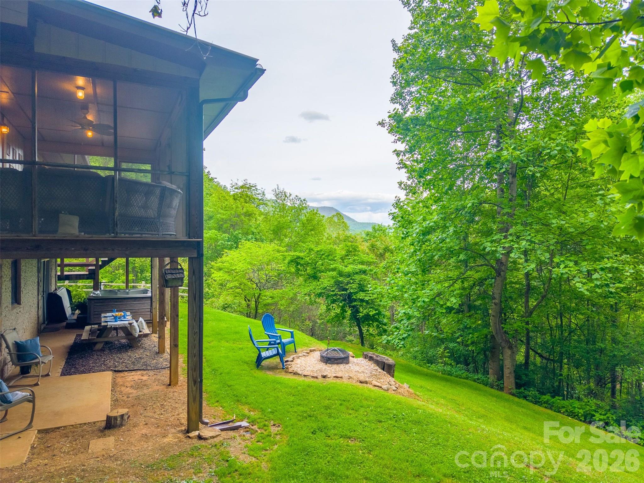 1413 Kitchens Branch Road Sylva, NC 28779 - Photo 40 of 46 a view of yard with patio