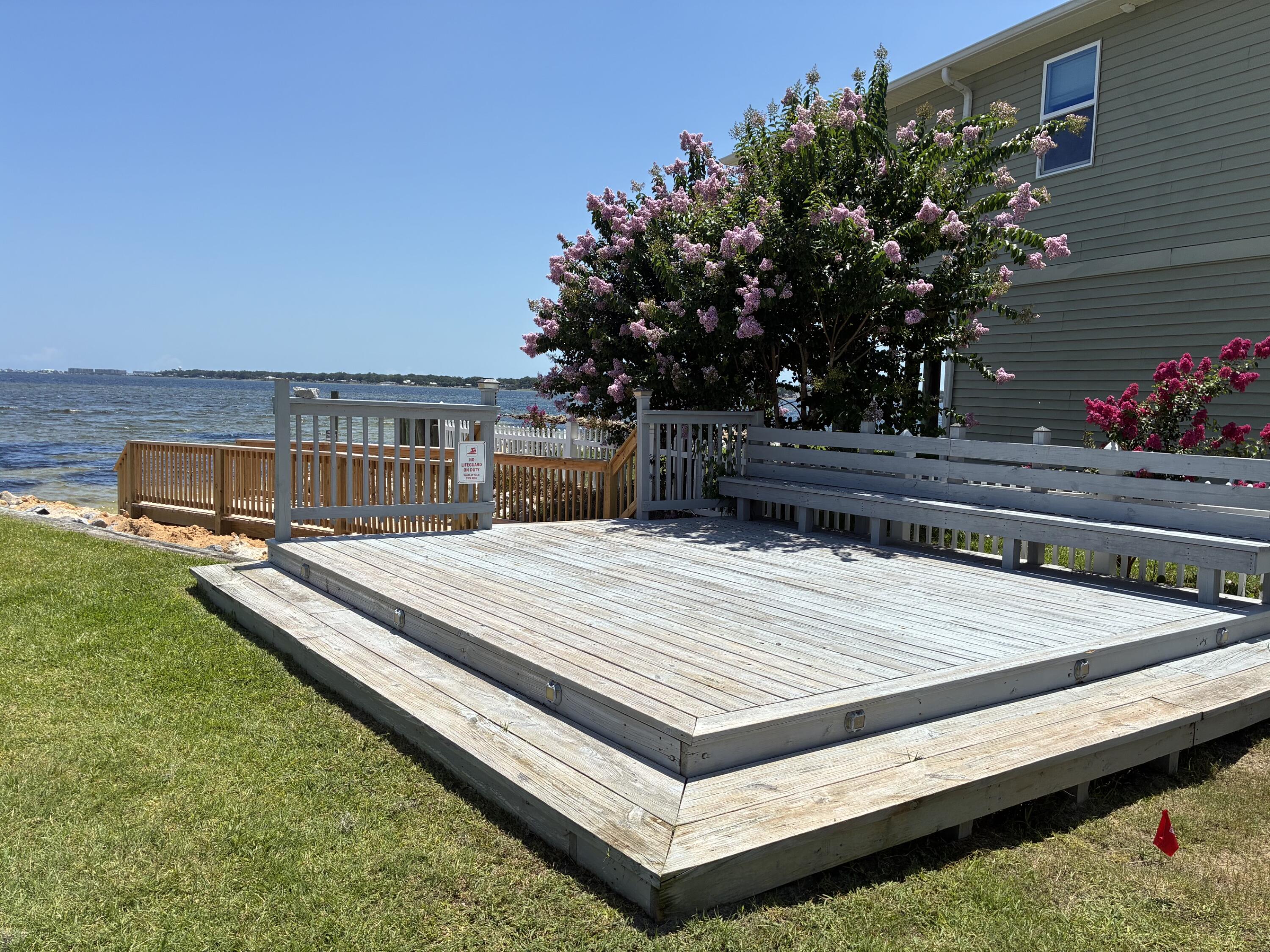 101 Old Ferry Road, Unit 37D Shalimar, FL 32579 - Photo 24 of 32 New Pier and Deck