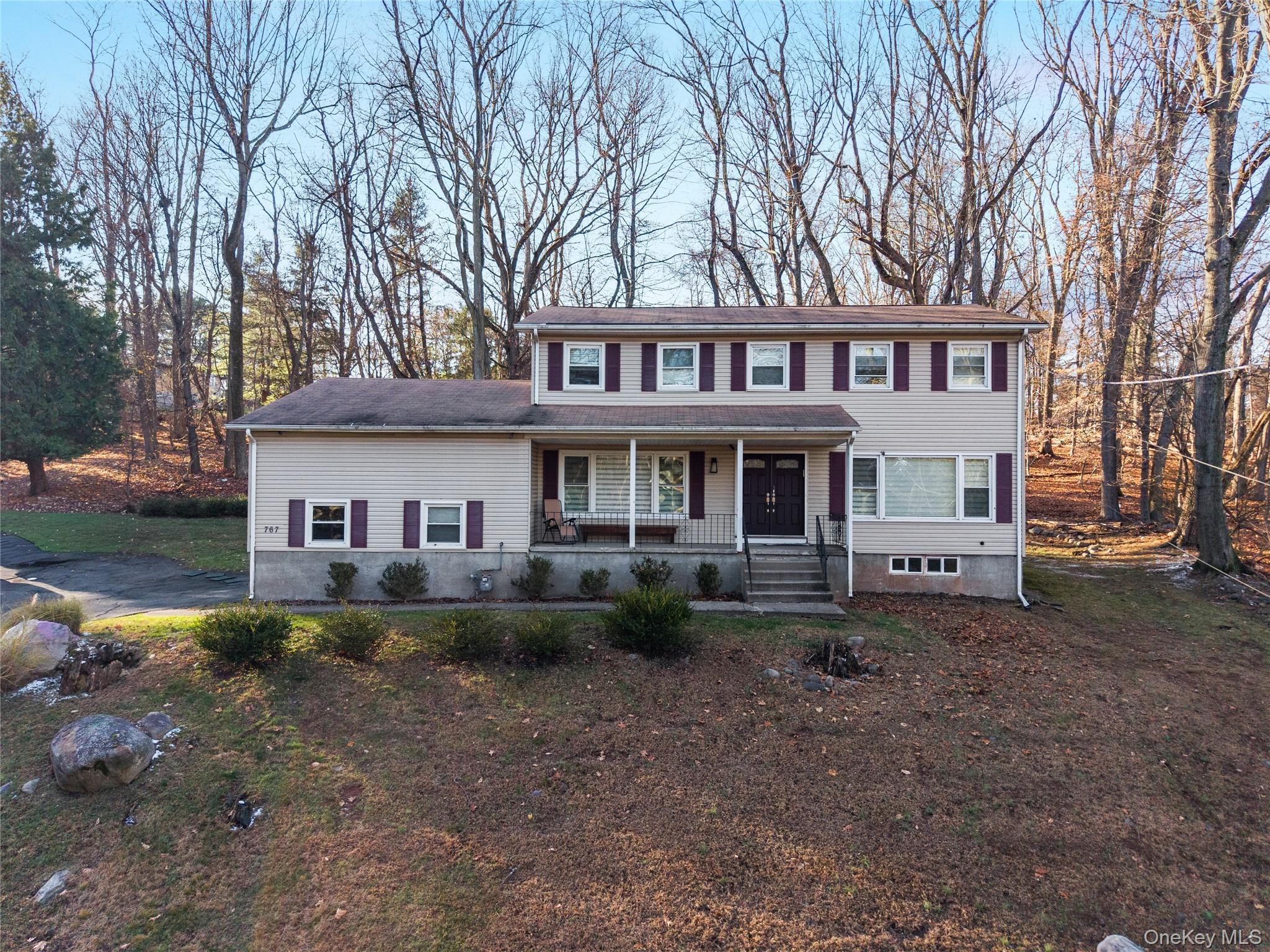 View of front of house with a porch