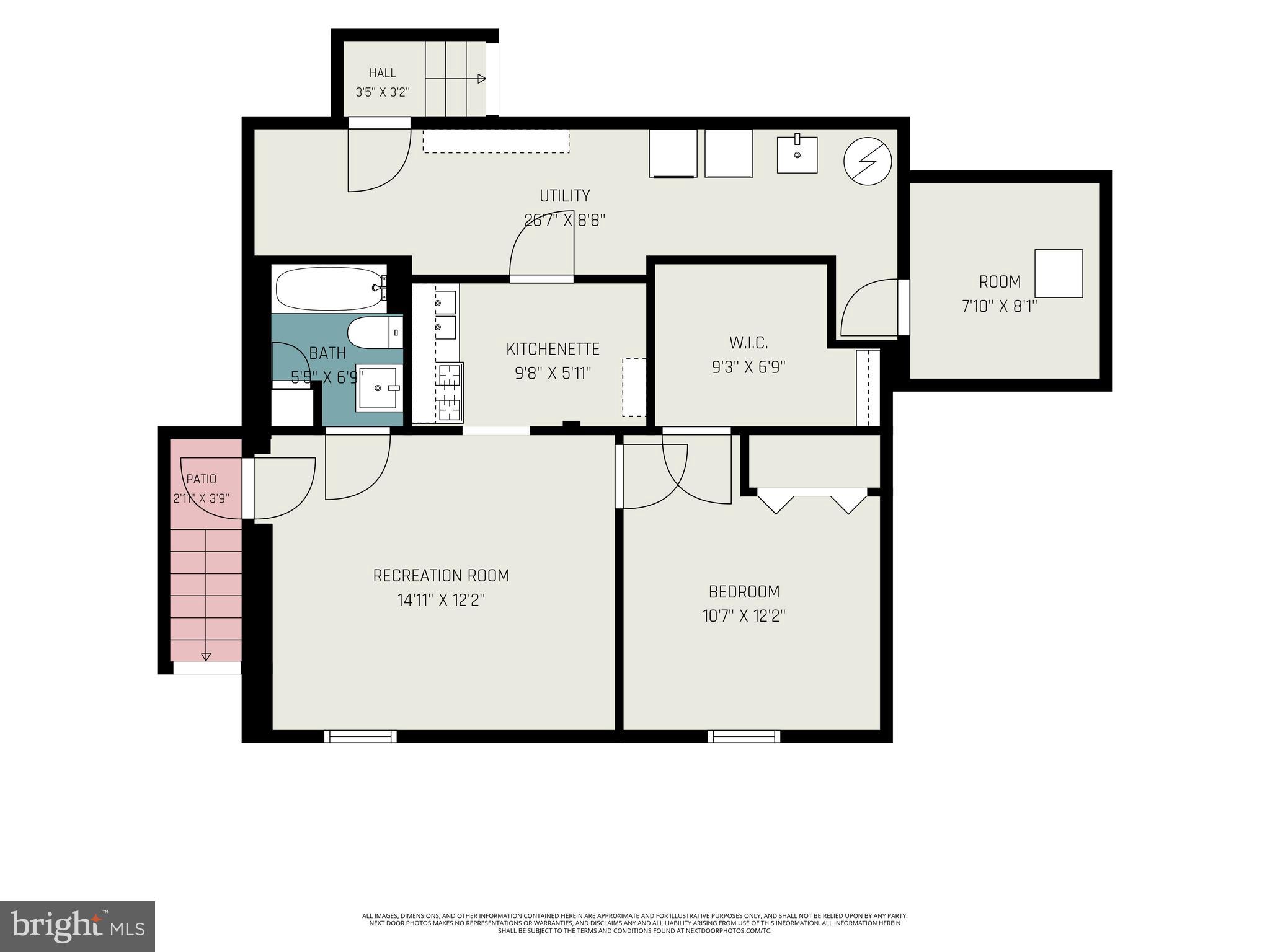 7437 New Cut Road Kingsville, MD 21087 - Photo 37 of 37 Lower Level Floor Plan